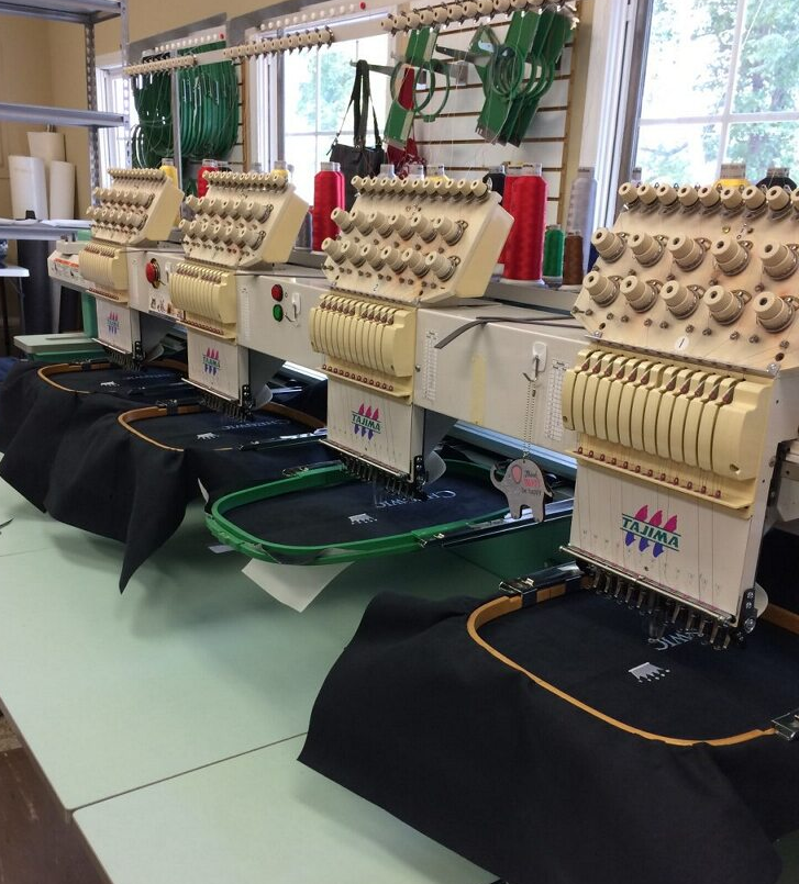 USED Tajima TMFXC1204 4 Head 12 Needles Commercial Embroidery